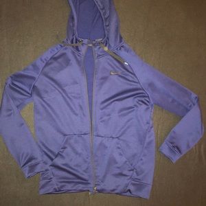 Blue Nike Dri-fit hoodie
